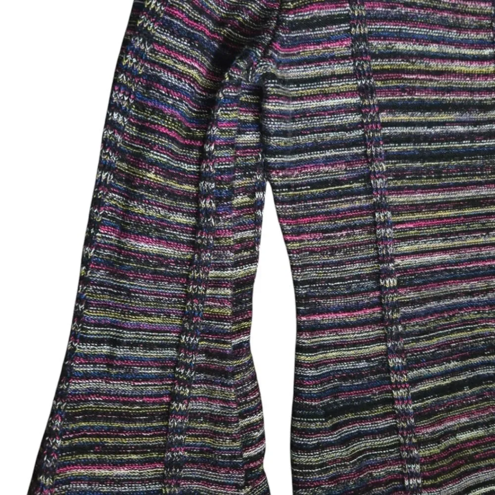ASHRO STRIPED KNIT SWEATER DRESS - XL
